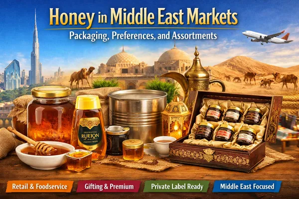 Honey in Middle East Markets: Packaging, Preferences, and Assortments