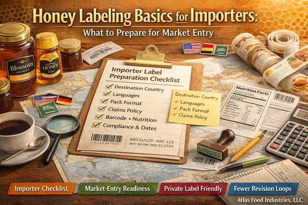 Honey Labeling Basics for Importers: What to Prepare for Market Entry