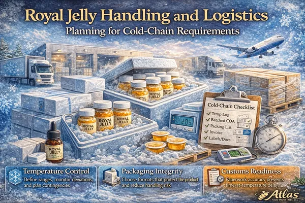 Royal Jelly Handling and Logistics: Planning for Cold-Chain Requirements