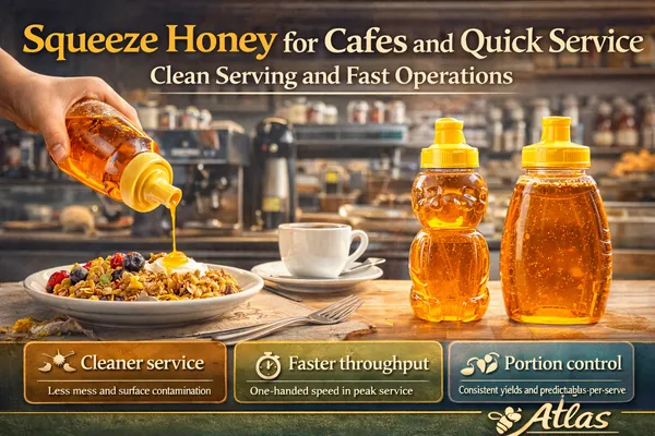 Squeeze Honey for Cafes and Quick Service: Clean Serving and Fast Operations