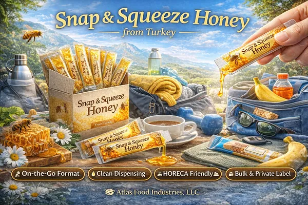 Snap & Squeeze honey portion pack (product image)